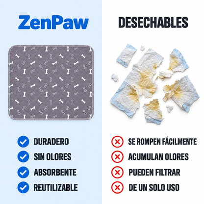 ZenPaw™ Tapete Absorbente y Lavable