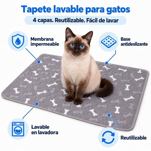 ZenPaw™ Tapete Absorbente y Lavable