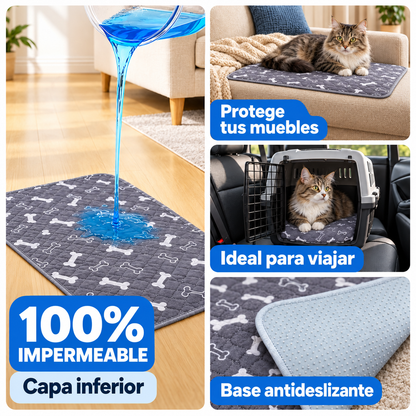 ZenPaw™ Tapete Absorbente y Lavable